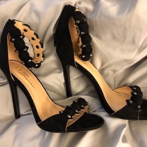 Olivia and Jaymes Black Stilettos